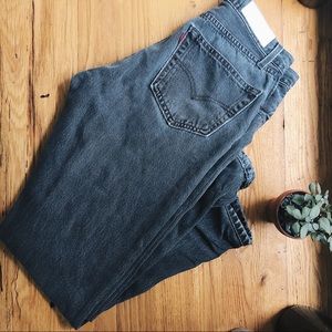 RE/DONE high rise ankle crop jeans